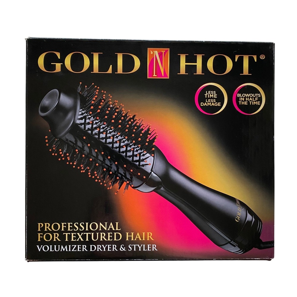 Gold N Hot Professional Volumizer Dryer & Styler Women Black GH141 Ceramic NEW